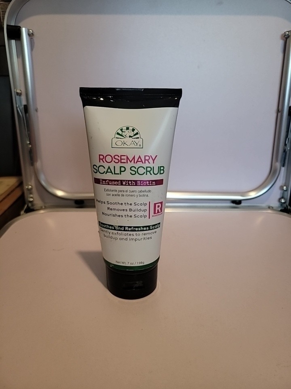Rosemary Scalp Scrub - Green/White